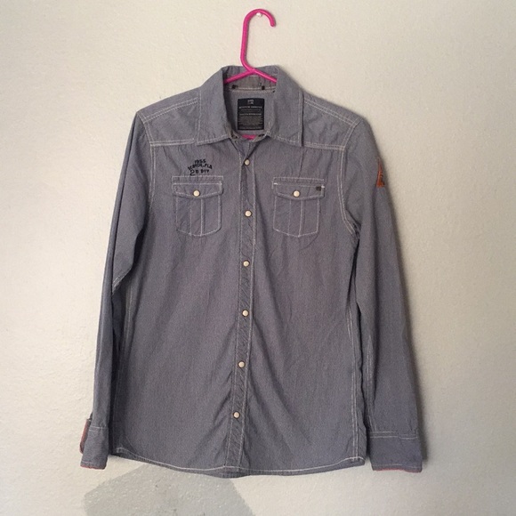 Scotch shrunk New York button up shirt medium - Picture 1 of 3